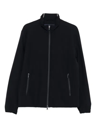 Paul & Shark Zip-fastening Pocket Jacket In Black