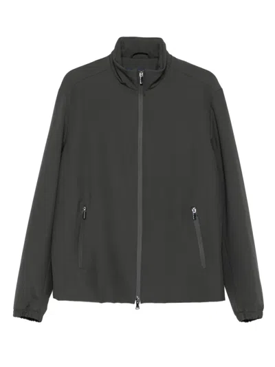 Paul & Shark Zip-front Pocket Jacket In Black