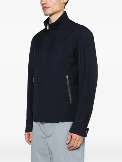 Paul & Shark Zip Jacket In Blue