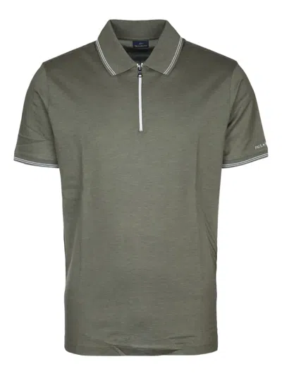 PAUL & SHARK ZIP-NECK COTTON POLO SHIRT
