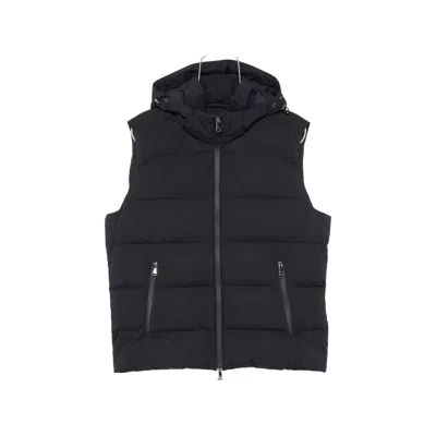 Paul & Shark Zip-fastening Hooded Gilet In Blue