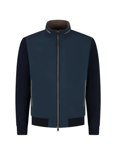 Paul & Shark Zip-fastening Jacket In Blue