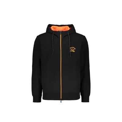 Paul & Shark Zipped Sweatshirt In Black