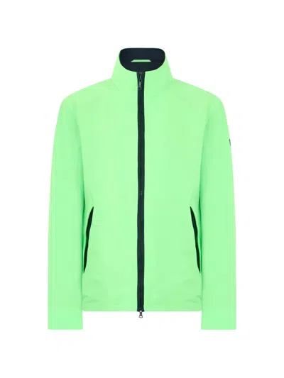 Paul & Shark Zip-up High-neck Jacket In 그린