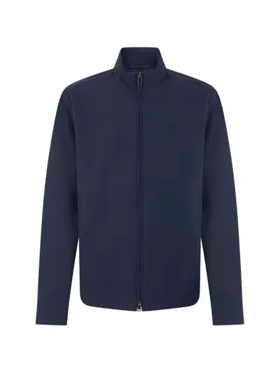 Paul & Shark Zip-up Jacket In Blue