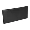 Paul & Taylor Leather Checkbook Cover Wallet In Black