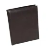 Paul & Taylor Men's Leather Large Hipster Wallet In Brown