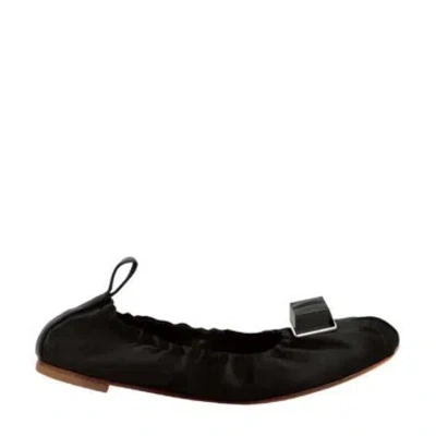 Paul Andrew Ballet Cube Satin Flats