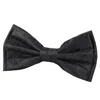 Paul Andrew Bow Tie Pocket Square Cuff Links Gift Set In Black