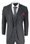 Paul Andrew Charles 3 Piece Plain Suit In Pink