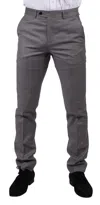 Paul Andrew Charles Light Formal Summer Trousers In Grey