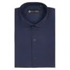 Paul Andrew Classic Dress Shirt Double Cuff Cutaway Collar Formal Business Office Weddings In Blue