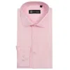 Paul Andrew Classic Dress Shirt Double Cuff Cutaway Collar Formal Business Office Weddings In Pink