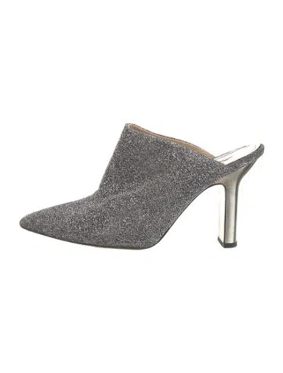 Pre-owned Paul Andrew Glitter Glitter Accents Mules
