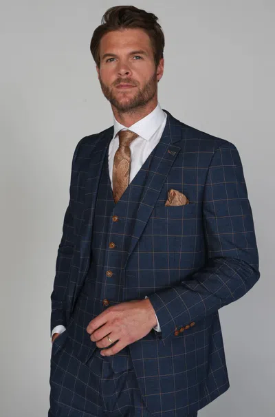 Paul Andrew Hamleys - Check Elegant Blazer In Blue