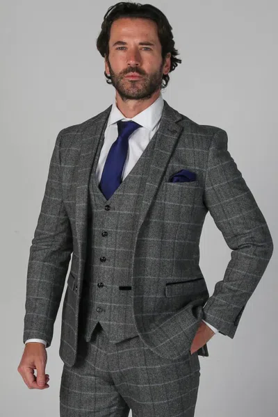 Paul Andrew Harris - Tweed Blazer Formal Office Wedding Sport Coat In Green