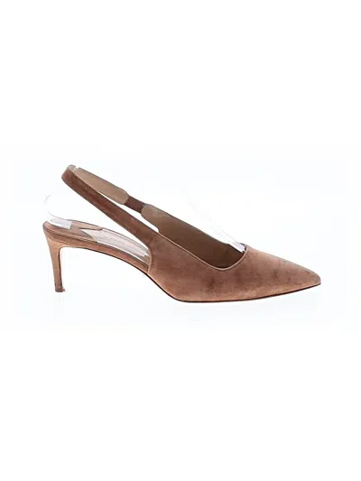 Pre-owned Paul Andrew Heels In Brown