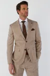 Paul Andrew Kurt - Tailored Fit Blazer Sport Coat In Beige