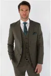 Paul Andrew Kurt 3 Piece Tailored Fit Suit In Multi