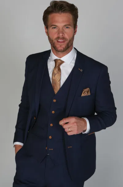 Paul Andrew Mayfair- Classic Blazer With Buttons In Blue