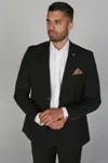 Paul Andrew Mayfair- Plain Blazer With Buttons In Black
