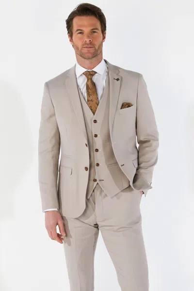Paul Andrew Mayfair- Formal Elegant Blazer With Buttons In Neutral
