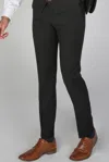 Paul Andrew Mayfair Plain Formal Dress Trousers In Black