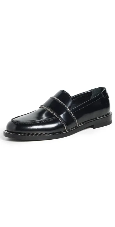 Paul Andrew Mister Zip Loafers Spazzolatto/black