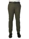 Paul Andrew Oscar Wool Blend Trouser Tweed Formal Pants In Green