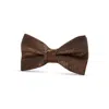 Paul Andrew Paisley Floral Satin Bow Tie In Green