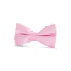 Paul Andrew Paisley Floral Satin Bow Tie In Pink