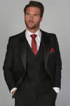 Paul Andrew Regent - Tuxedo Wedding Blazer In Black