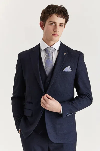 Paul Andrew Regent Checked Tailored Fit Blazer