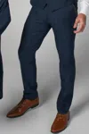 Paul Andrew Scott Tweed Checked Trousers Suit Pants In Blue