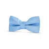 Paul Andrew Textured Satin Silk Bow Tie In Blue
