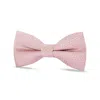 Paul Andrew Textured Satin Silk Bow Tie In Pink