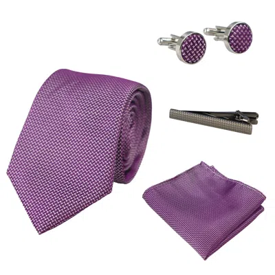 Paul Andrew Tie Pocket Square Cufflinks Pin Tie Gift Set In Blue