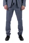 Paul Andrew Victor Tweed Check Gatsby Trousers Pants In Blue