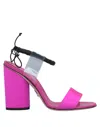 Paul Andrew Sandals In Fuchsia