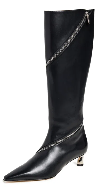 Paul Andrew Zippy Boots Soft Calf/black