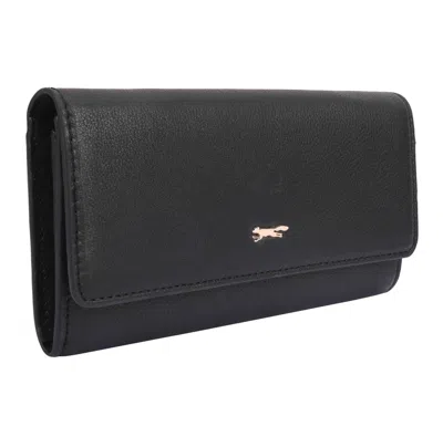 Paul Costelloe Women's Accra Leather Wallet Purse- Black