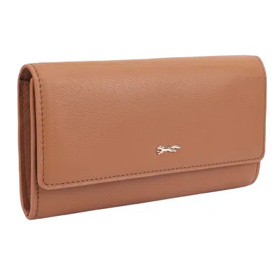 Paul Costelloe Women's Accra Leather Wallet Purse - Brown