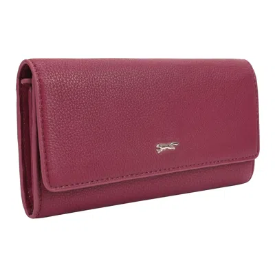 Paul Costelloe Women's Accra Leather Wallet Purse - Red