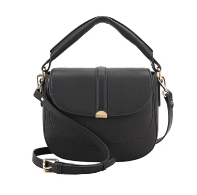 Paul Costelloe Women's Amina Leather Crossbody Bag - Black