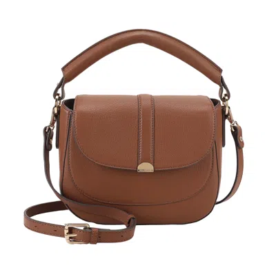 Paul Costelloe Women's Amina Leather Crossbody Bag  - Brown