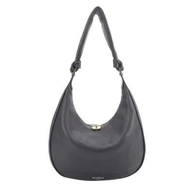Paul Costelloe Women's Anum Leather Shoulder Bag - Black