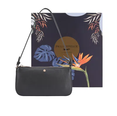 Paul Costelloe Women's Audrey Leather Shoulder Bag - Black
