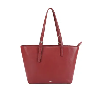Paul Costelloe Women's Bernice Leather Tote Bag - Red