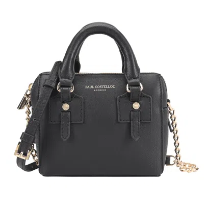 Paul Costelloe Women's Black Bonita Mini Crossbody Bag