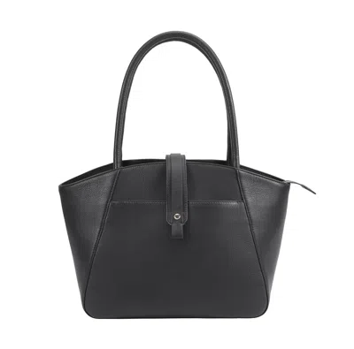 Paul Costelloe Women's Black Jasmine Leather Shoulder Bag